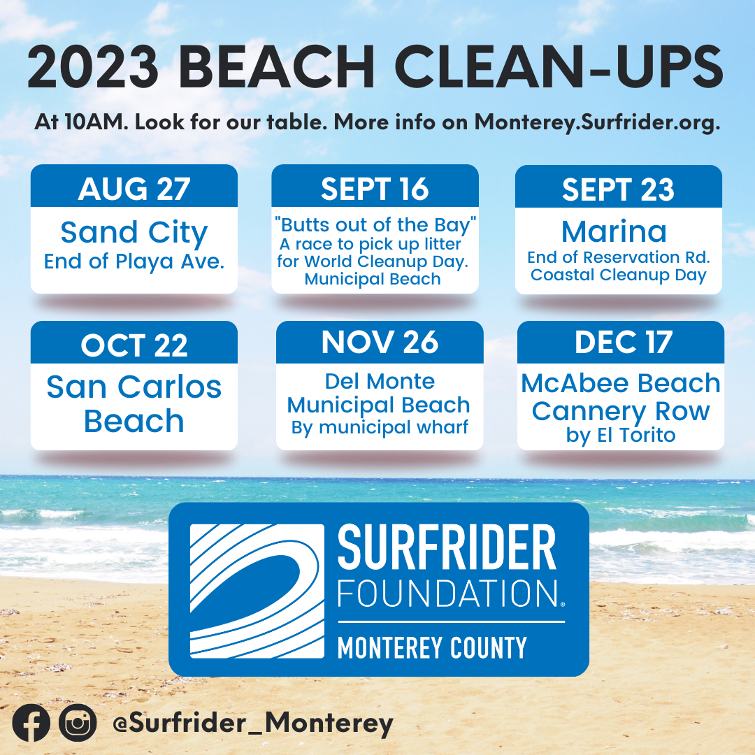 2023 Beach Clean Ups Part 2- Surfrider Monterey