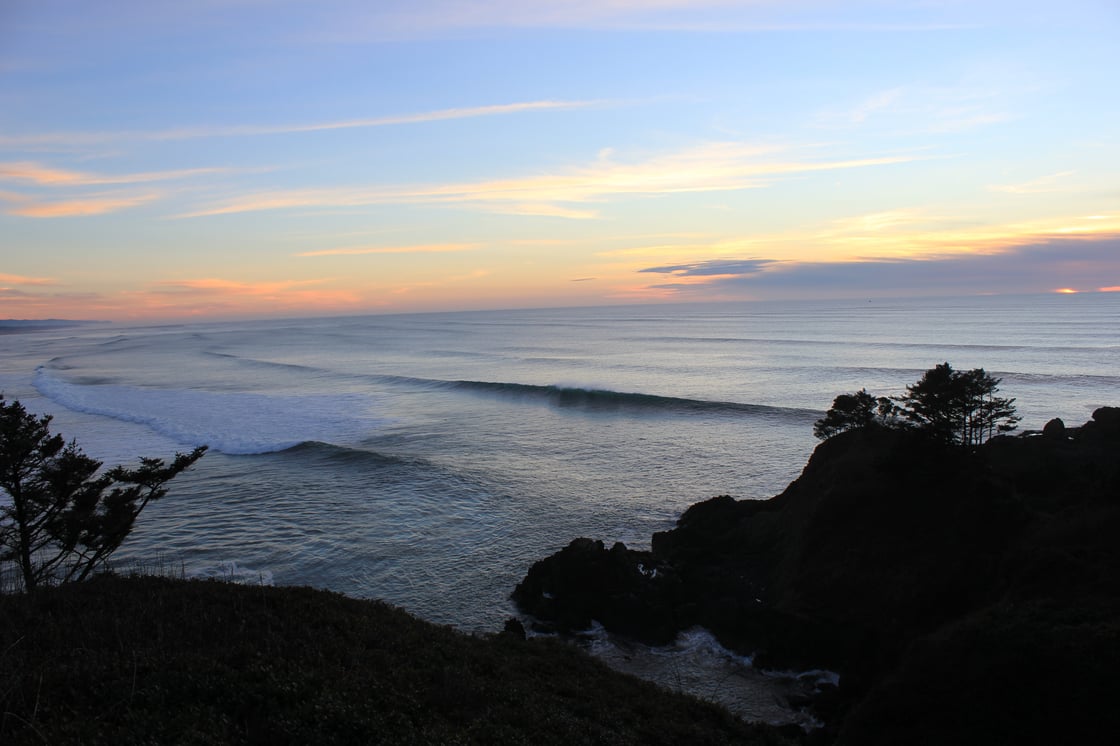 Agate waves Oregon