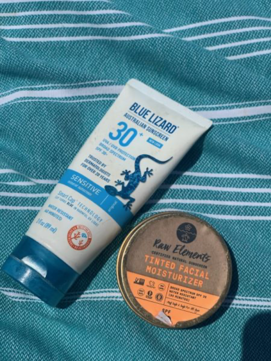 1. Reef safe sunscreen