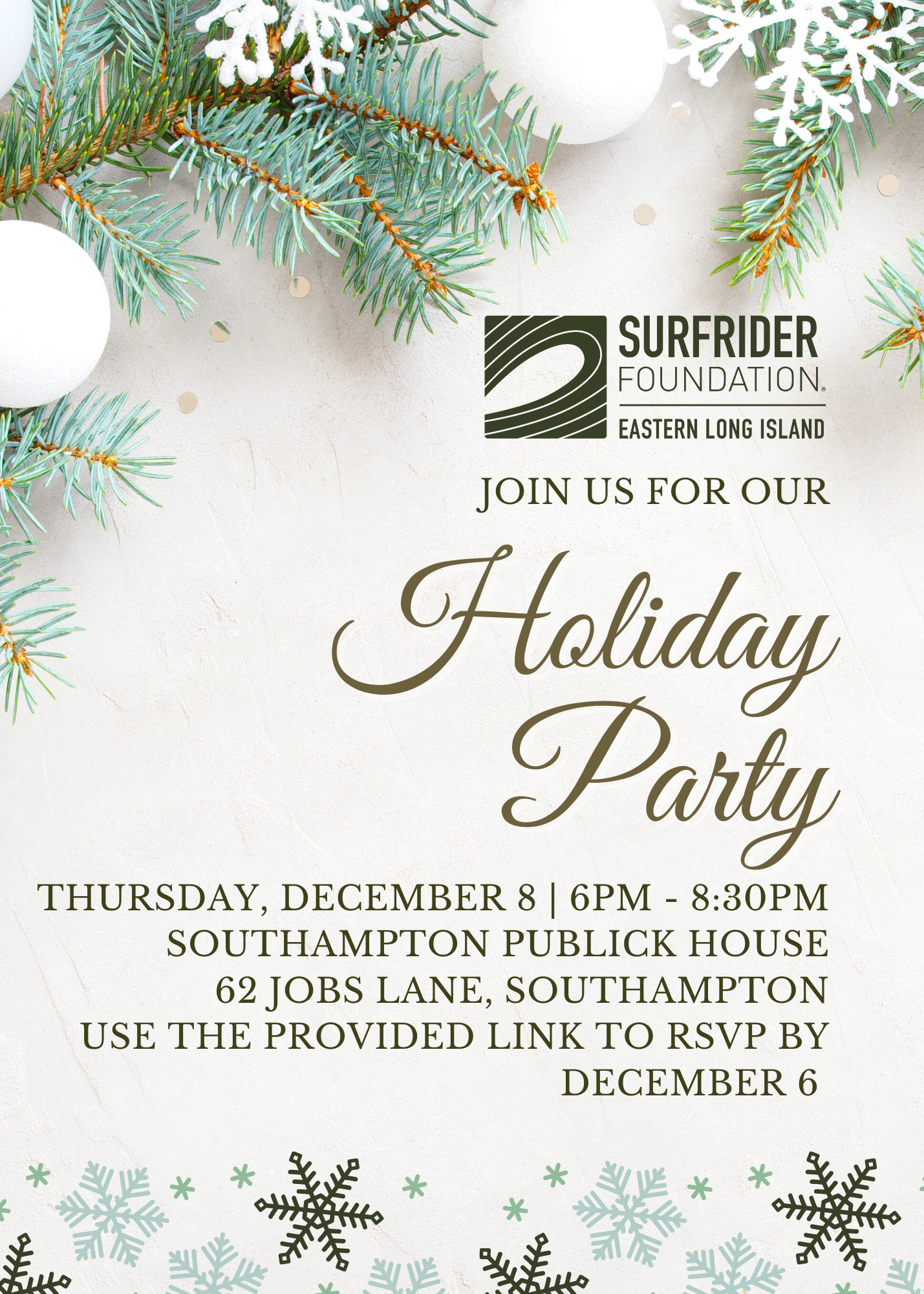 Member Holiday Party Invite 2022