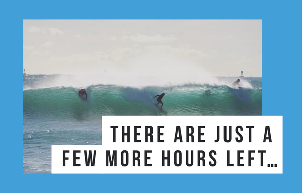 There are just a few more hours left...
