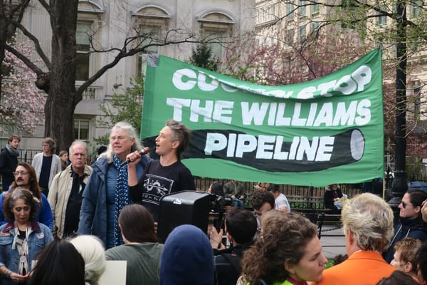 Large rally against the Williams Pipeline