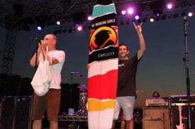 Bouncing Souls Board on Stage