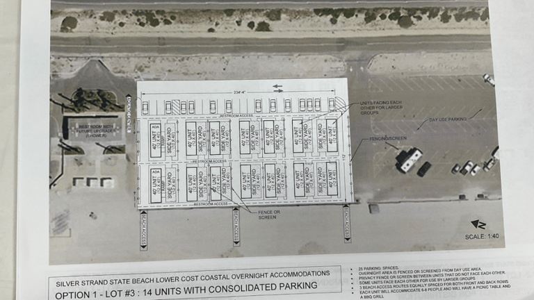 silver strand camping design example