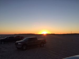 Beach Driving Sunset SH