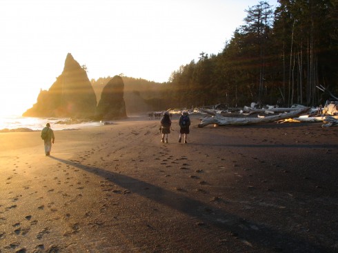 Beach going and hiking are some of the most popular recreational activities along the Washington Coast.