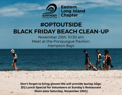 @OptOutside Beach Cleanup Flyer
