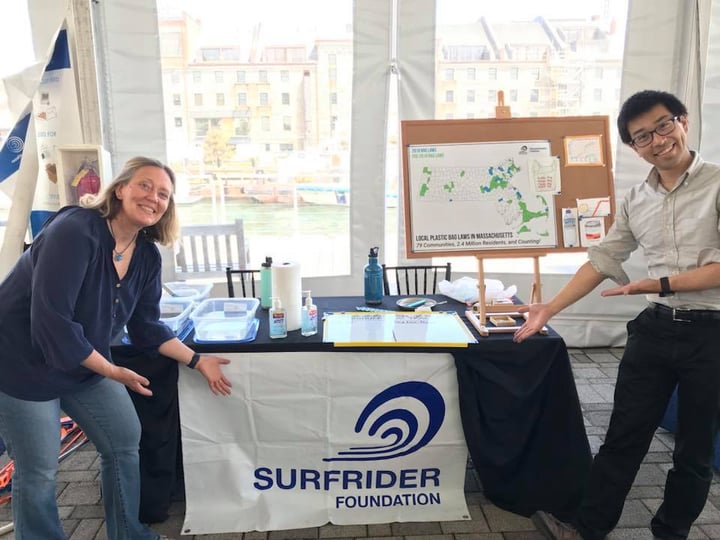 Surfrider Foundation MA Table at World Oceans Day 2018