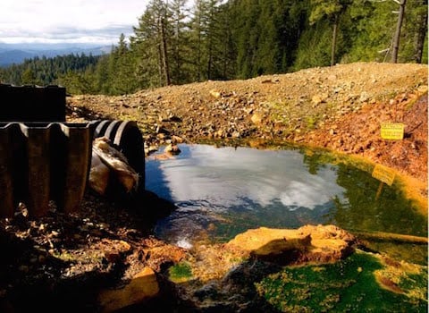Toxic Pool at the Formosa Mine in Douglas County