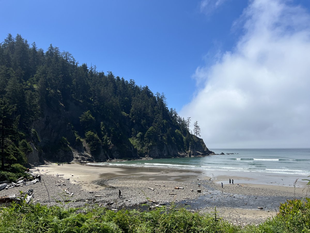 Smuggler's cove at Short Sands State Park