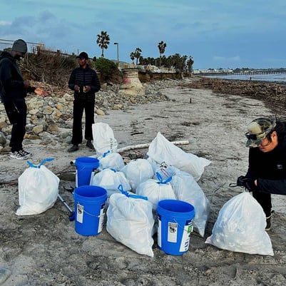 Ventura County chapter members take direct action to keep their beaches clean.