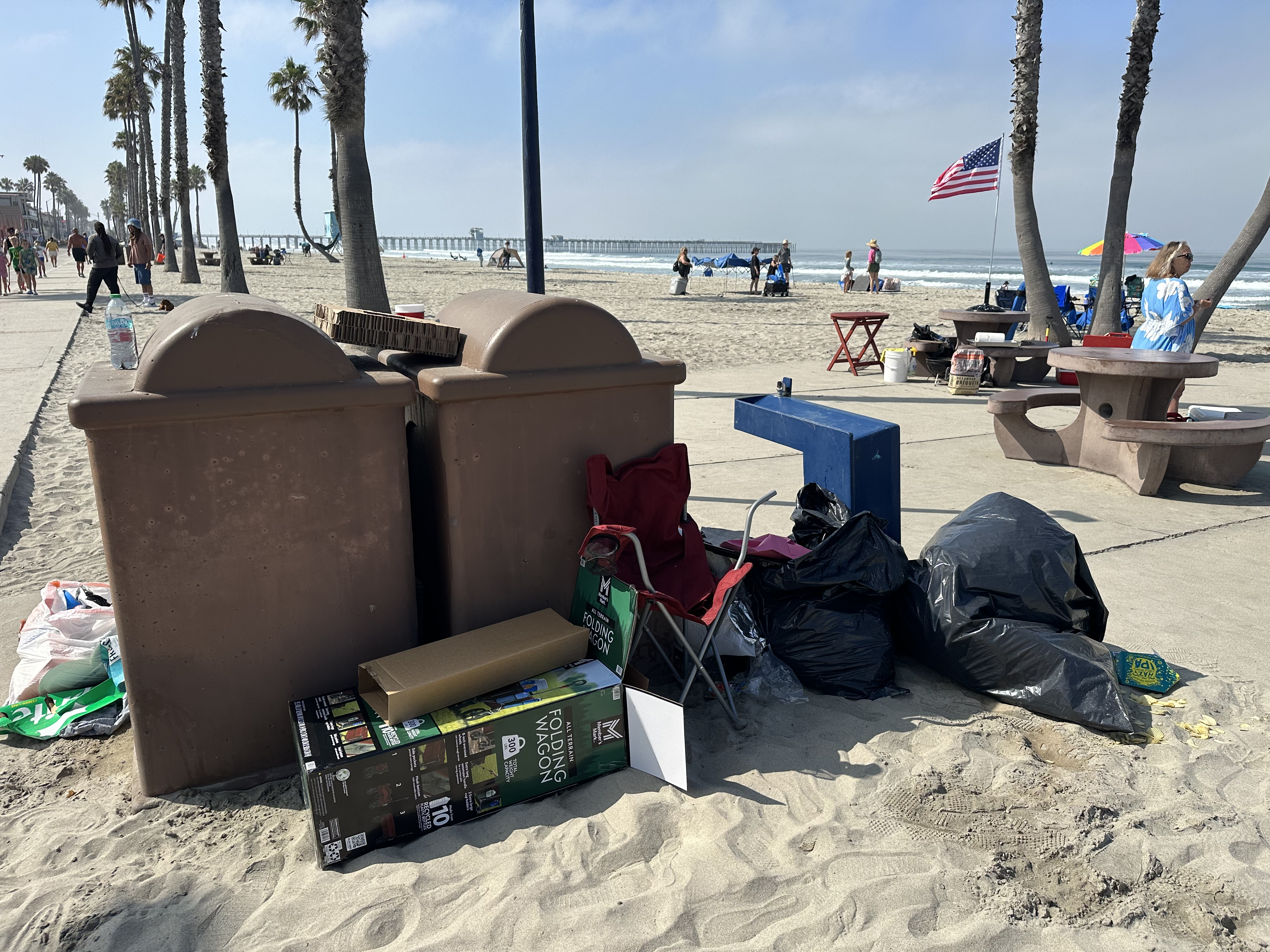 Oceanside trash