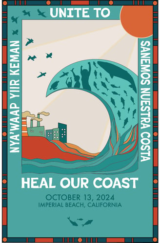 UNITE TO HEAL OUR COAST - 11x17 Poster