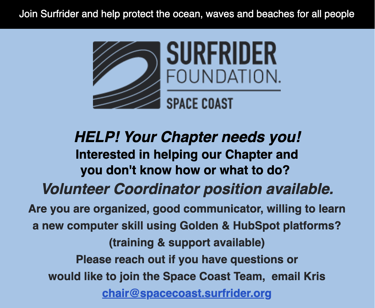 Volunteer Coordinator_SpaceCoast