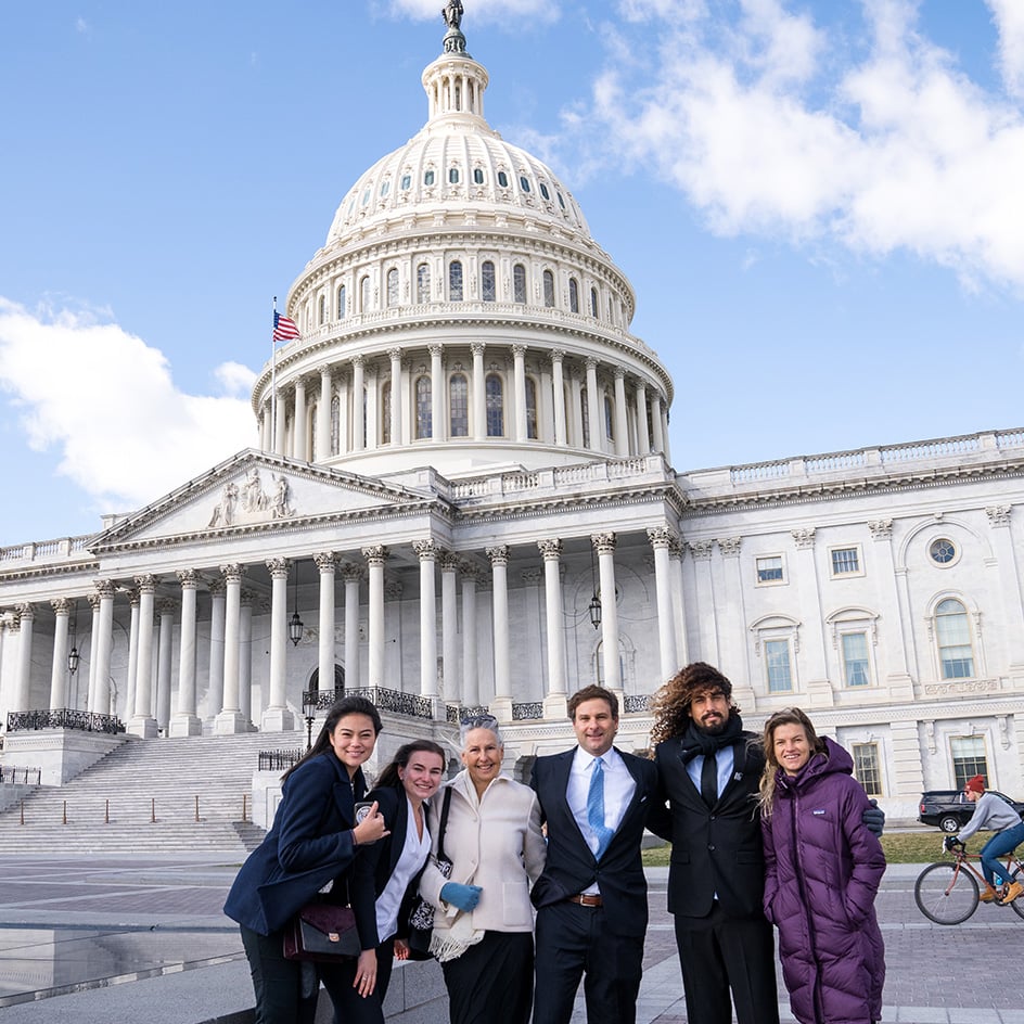 Surfrider volunteers and activists in D.C. for coastal recreation hill day