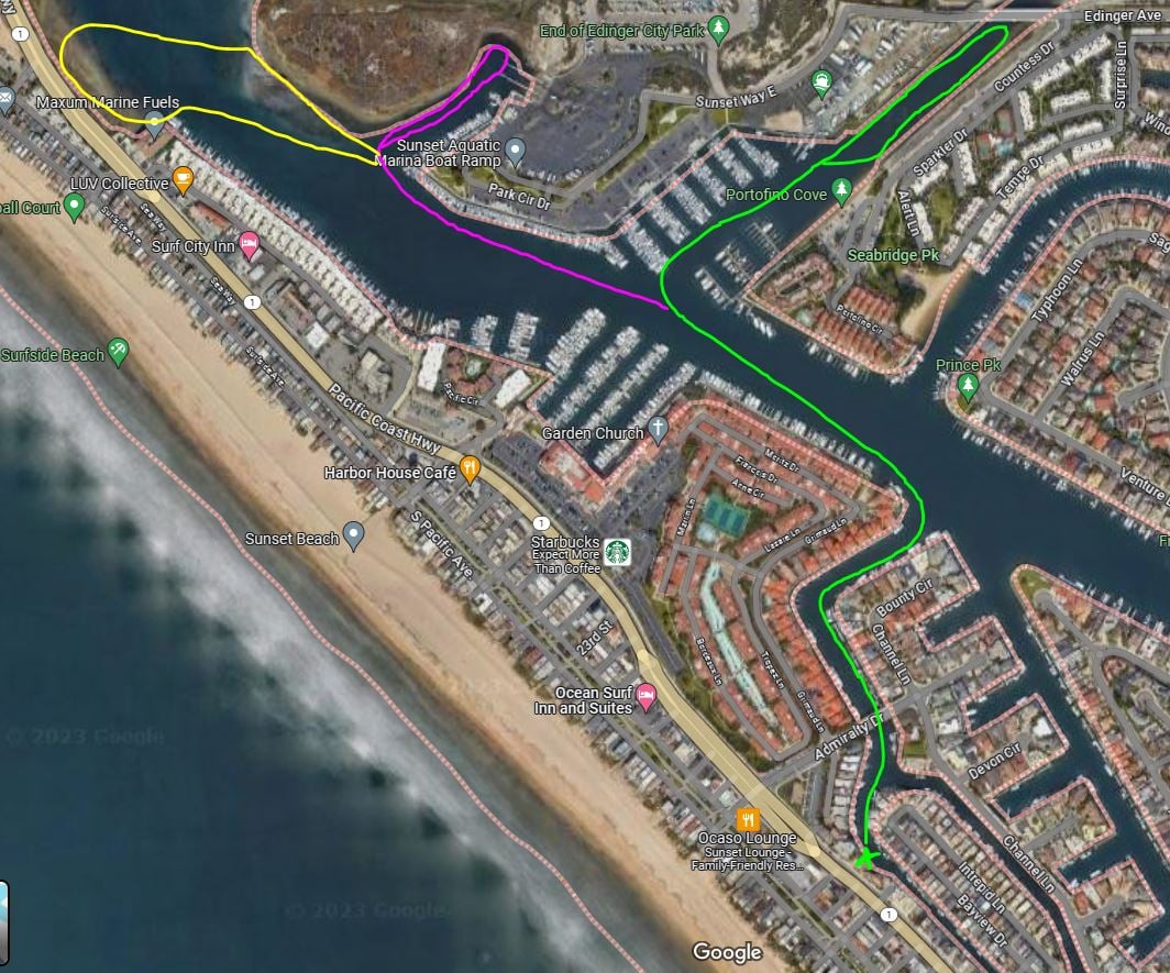 Harbor Cleanup Routes