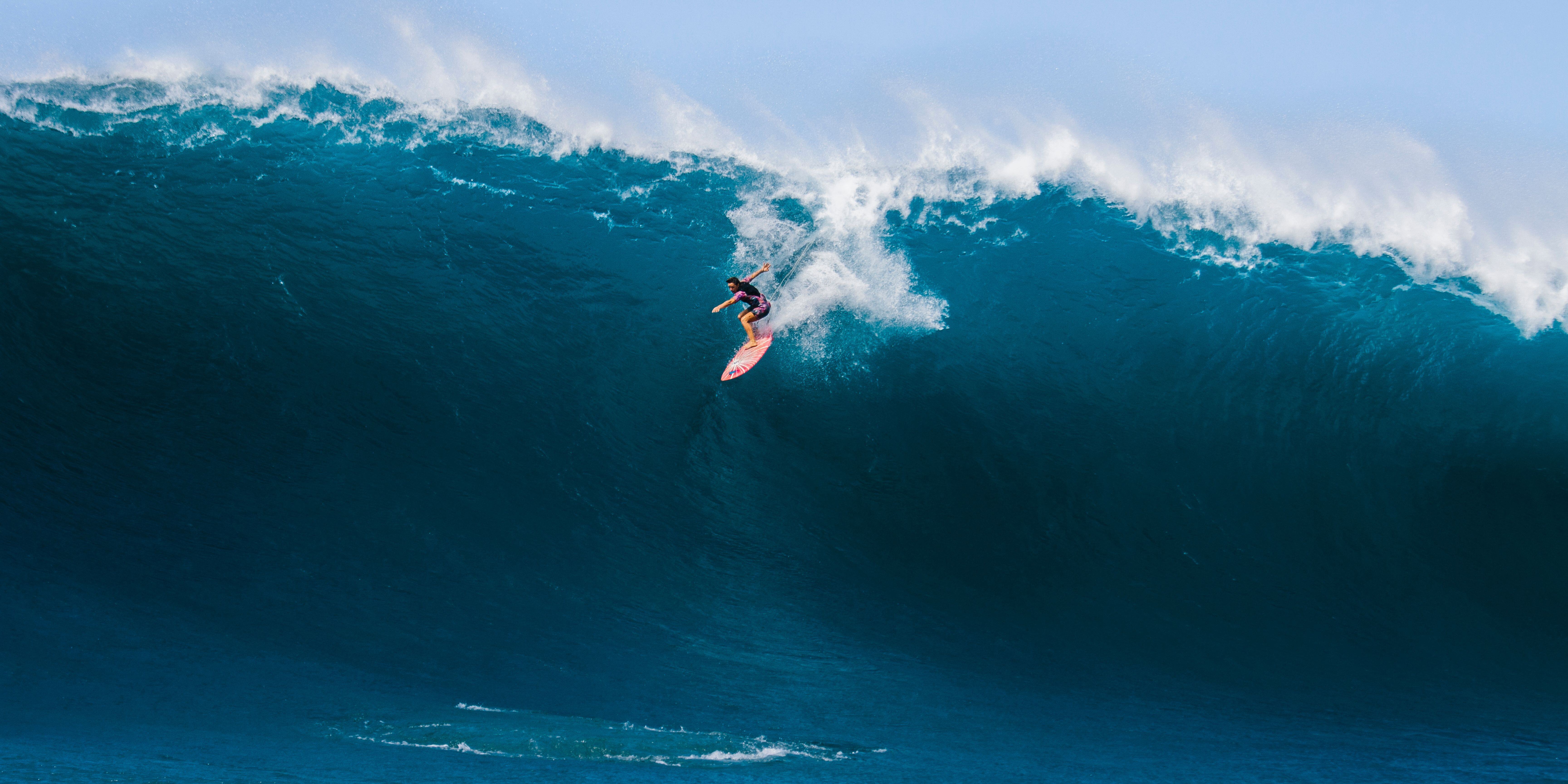 Bianca Surfing Big Wave