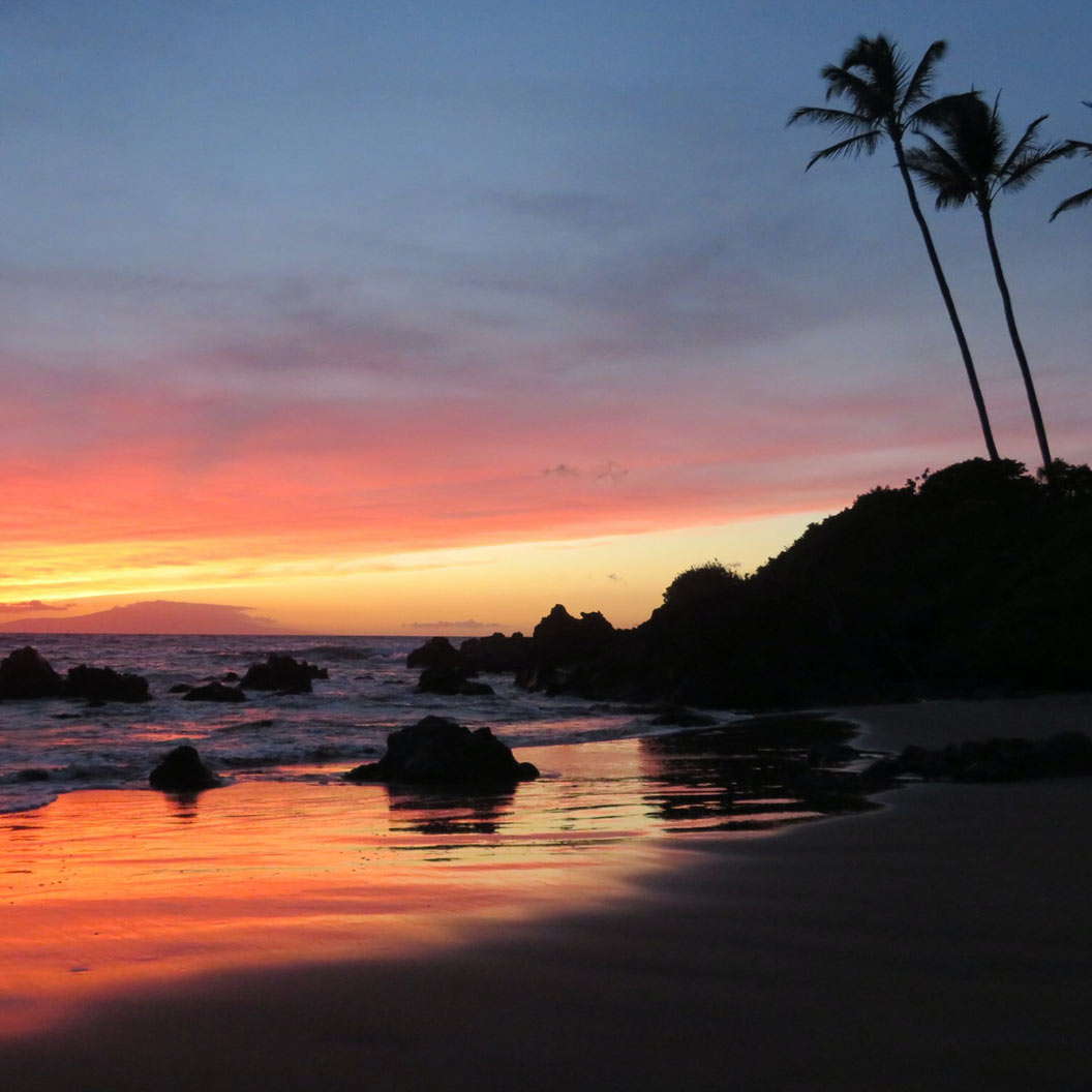 Sunset on a Maui Beach
