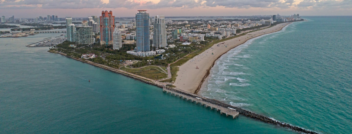 Miami Beach South Beach Aerial