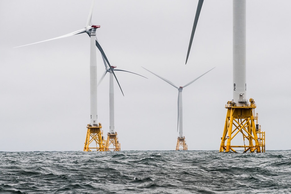 Image of offshore wind devices