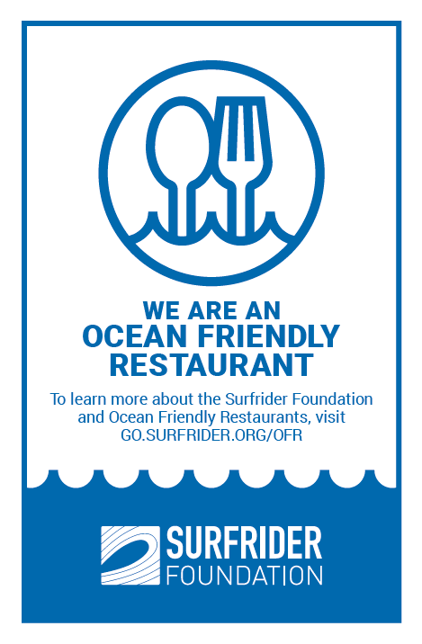 Ocean Friendly Restaurants Plackards